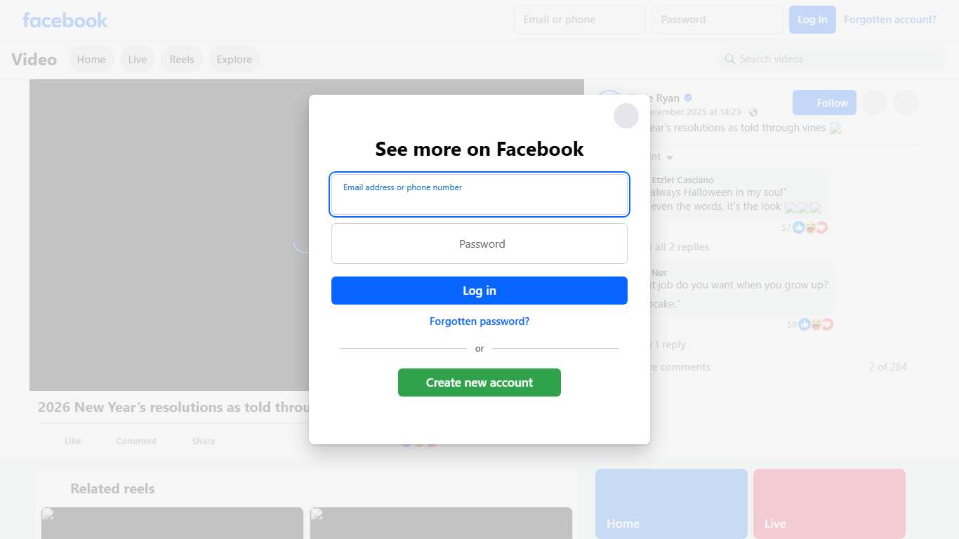 2026 New Year’s resolutions as told through vines 😂 Katie Ryan Facebook